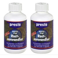 Presto Rostumwandler Und Grundierung 2X 100Ml Rostschutz LöSemittelbestäNdig