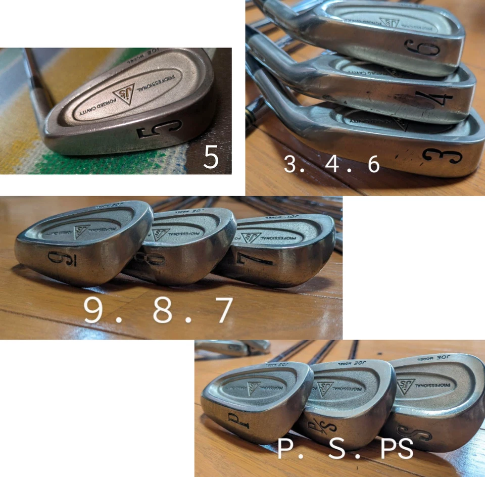 BRIDGESTONE J’s JOE MODEL Iron set 3-Pw-Aw-Sw Precision FM 6.5 Extra stiff flex - Image 2 of 4