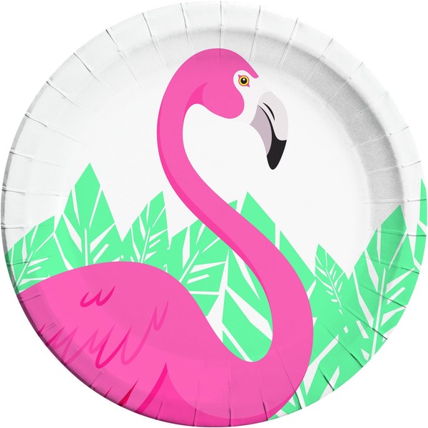 Flamingo Pappteller 8 StüCk 23Cm Neu & Ovp-image