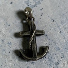 David Yurman .925 Sterling Silver Anchor Mens...