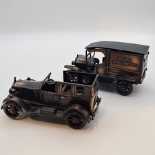 Pair Of Old Car Pencil Sharpeners Diecast