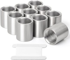 10PCS 304 Stainless Steel Cast Pipe Fitting, Coupling, 3/4" x 3/4" NPT Female Th