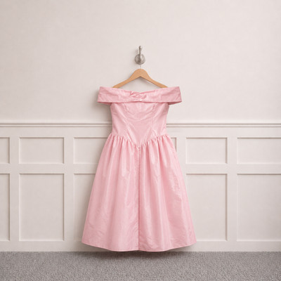 AV053 | Vintage Handmade 60s Bardot Dress | 5/6 Years