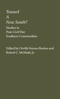 Vernon Burton (U. A.) | Toward A New South | Buch | Englisch (1982) | Gebunden