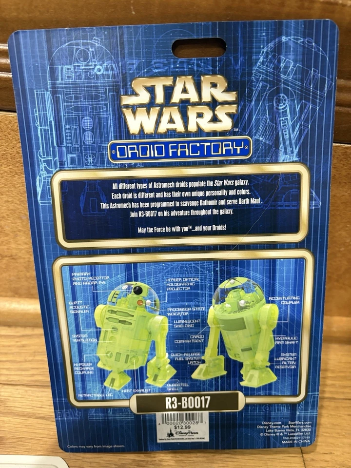 Disney Star Wars Droid Factory R3-BOO17 R3-B0017 Halloween 2017 Astromecánico Foto 3 de 4