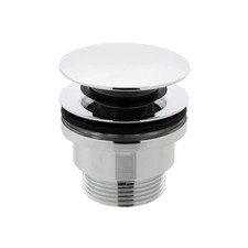 VADO Universal Chrome Clicker Push Open Basin Waste WG-395-C/P