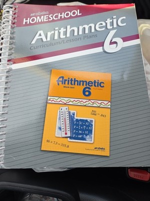 Brand New Abeka Homeschool Arithmetic 6 Curriculum Lesson Plans Teacher