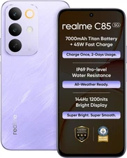 realme C85 5G ( Purple, 128.0GB 6GB RAM)Dimensity 6300 Processor Global Version