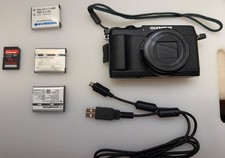 OLYMPUS STYLUS SH-1 Black Digital Camera (Near MINT) FREE SHIPPING!!