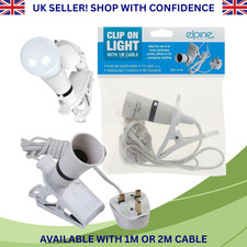 Tragbare Klemmlampe Spot Licht Halter 1m 2m Flexibles Kabel Home Office Arbeit
