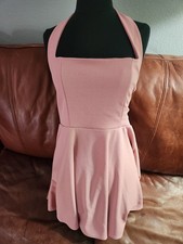 Fashion NOVA Women's Pink Halter Mini Dress Size Small