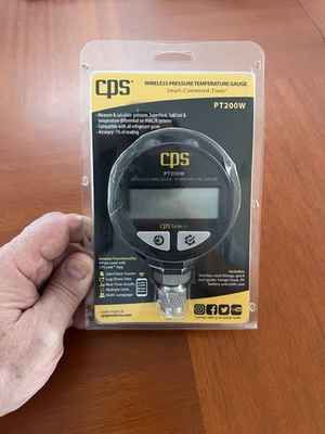 #ad CPS PT200W Wireless Pressure Temperature Gauge Stainless Steel Fittings amp; Case $265.00