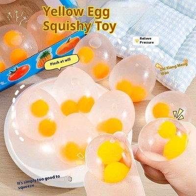 Zufällige Simulation Squeeze Egg - Lustiges Zombie-Stil Stressabbau Quetschspielzeug - UK