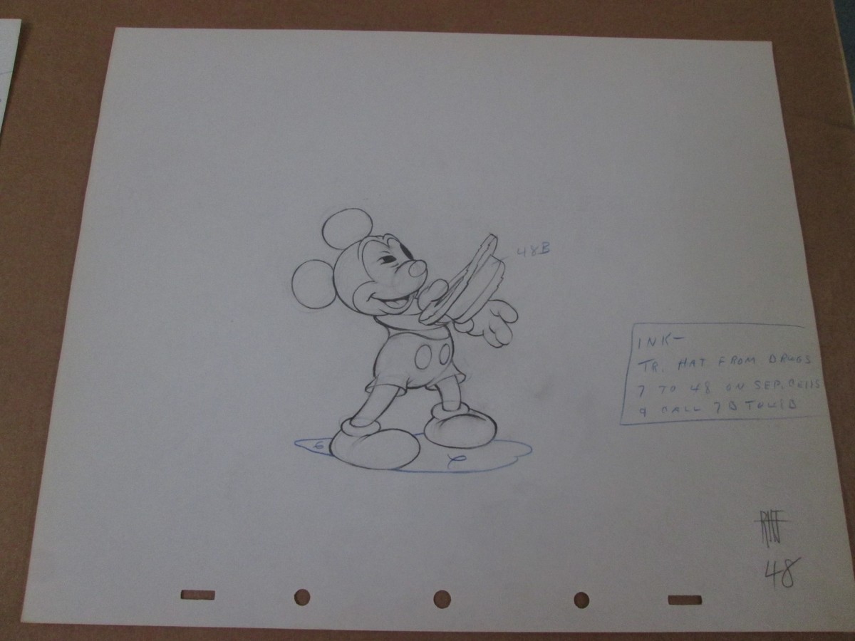 Mickey Mouse Society Dog Show 1939 Disney cel Drawing | eBay