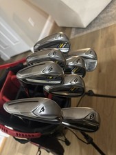 LH Taylormade Rocketbladez Iron Set (4-AW) Steel Stiff