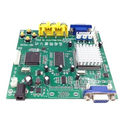 RGBS To VGA Signal Adapter Board For Consoles Advanced Clamp Setting Operation