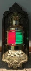 Vintage 1970s Stroh's Beer Sign Lighted Nautical  Lantern Bar Light Man Cave