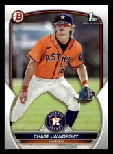 Chase Jaworsky 2023 1st Bowman Draft ROOKIE CARD #BD-45 Houston Astros FREE SHIP