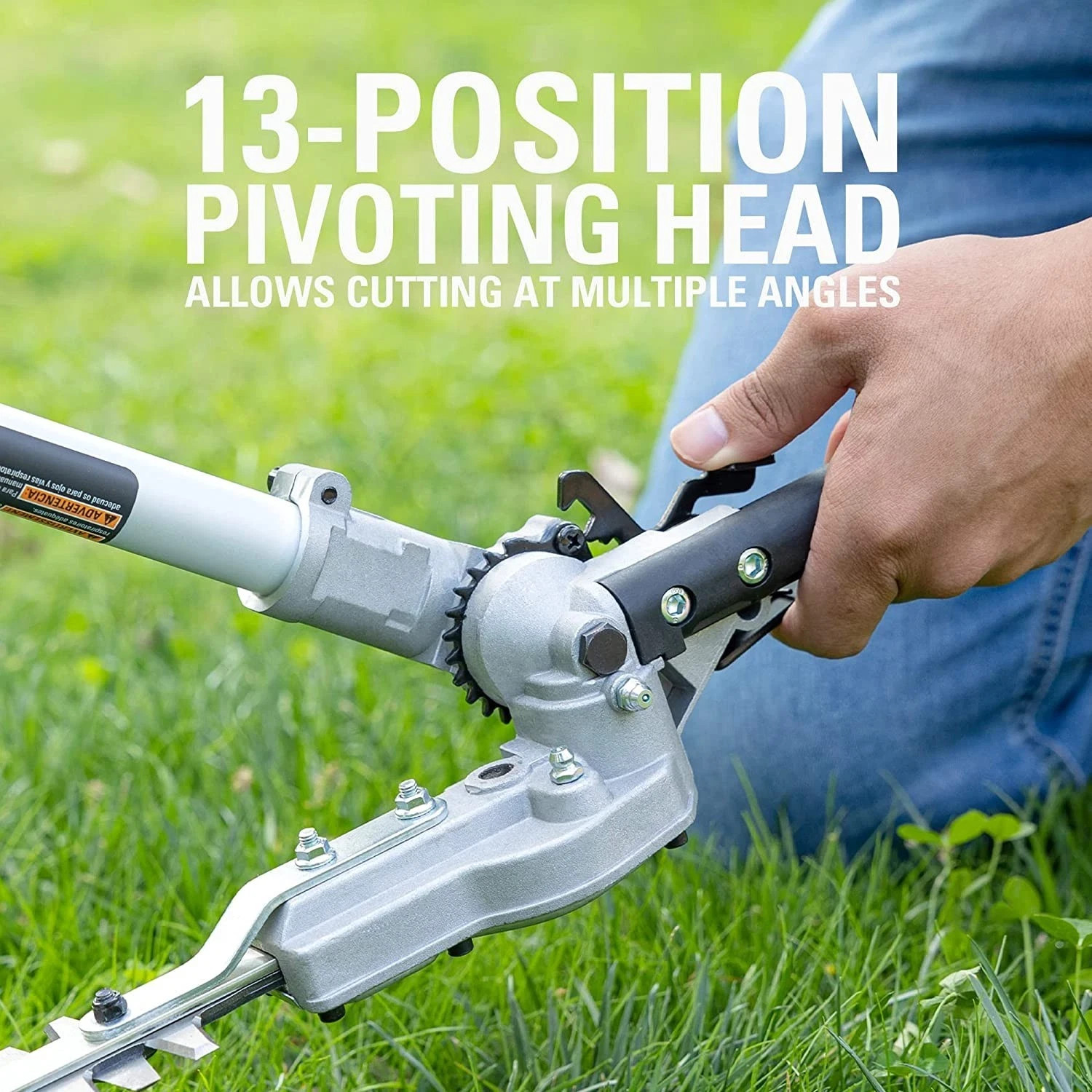 16 inch Pole Hedge Trimmer Attachment for Greenworks STB460 STB456 STC459 STF456