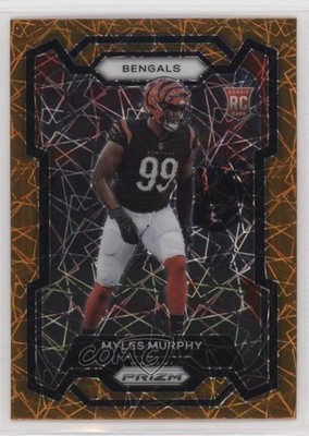 2023 Panini Prizm Rookies Lazer Prizm Myles Murphy #320 g1d