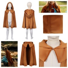 Girl Kids Holly Wheeler Cosplay Brown Cloak Costume Halloween Party Fancy Cape