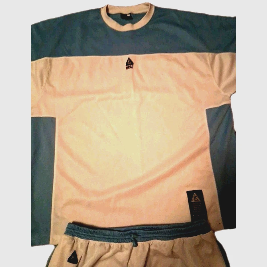 Park Flava PFC Men's 3XL Chest 54" Basketball Shirt w/Matching Shorts Blue/White - Image 2 of 4