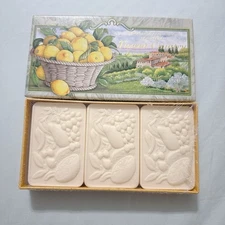 Saponificio Artigianale Fiorentino Tuscan Country LEMON 3x4.40 Oz Bar soap Italy