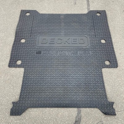 DECKED Rubber Floor Battle Mat 74 x64  Black A0075-BMXL-BLK