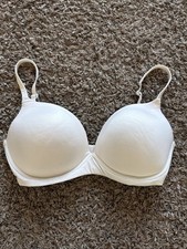 Victoria's Secret White 32DDD Body By Victoria Lightly Lined Wireless Bra VS