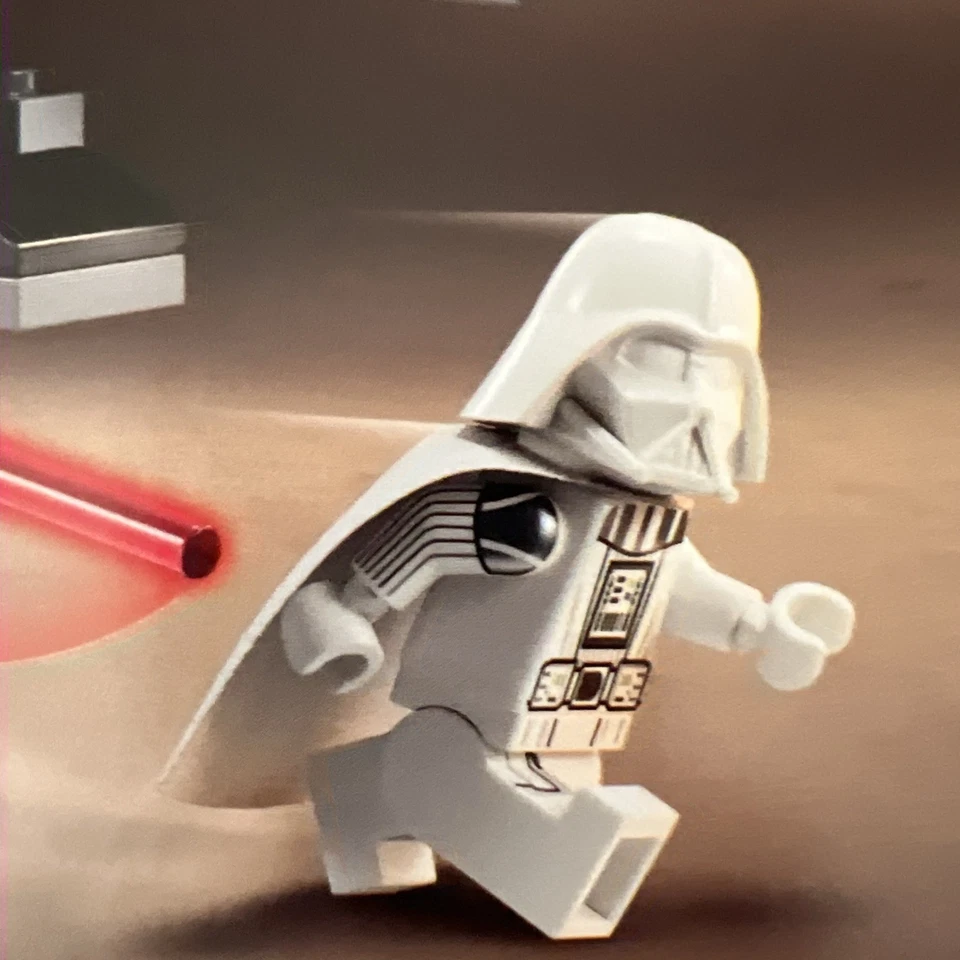 LEGO Star Wars Jedi Darth Vader White Minifigure From 75389 Dark Falcon Set NEW - Image 3 of 4