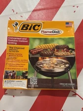 BIC Flame Disk Portable Outdoor Grilling Charcoal Alternative New in Box