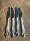 Wallace Sterling Handled Orchid Elegance Butter Knives Individually Sold 4 Total