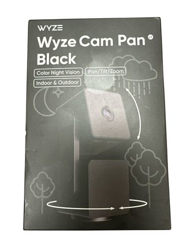 Wyze Pan v3 Indoor/Outdoor Pan/Tilt/Zoom 1080p Security Camera Black - Picture 3 of 6
