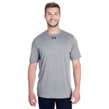 Under Armour Mens Locker Tee 2.0 Short Sleeve Gray Training T Shirt Sz Small NEW