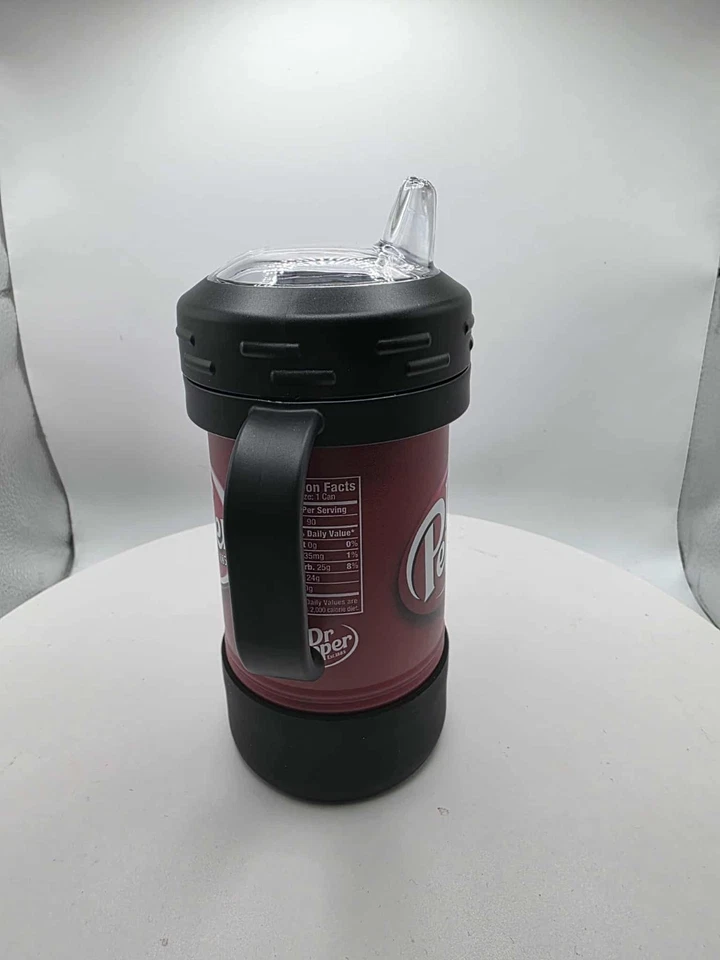 Taza aislada para sorber con temática UV impresa con 10 oz asas Dr. Pepper regalo divertido Foto 2 de 4