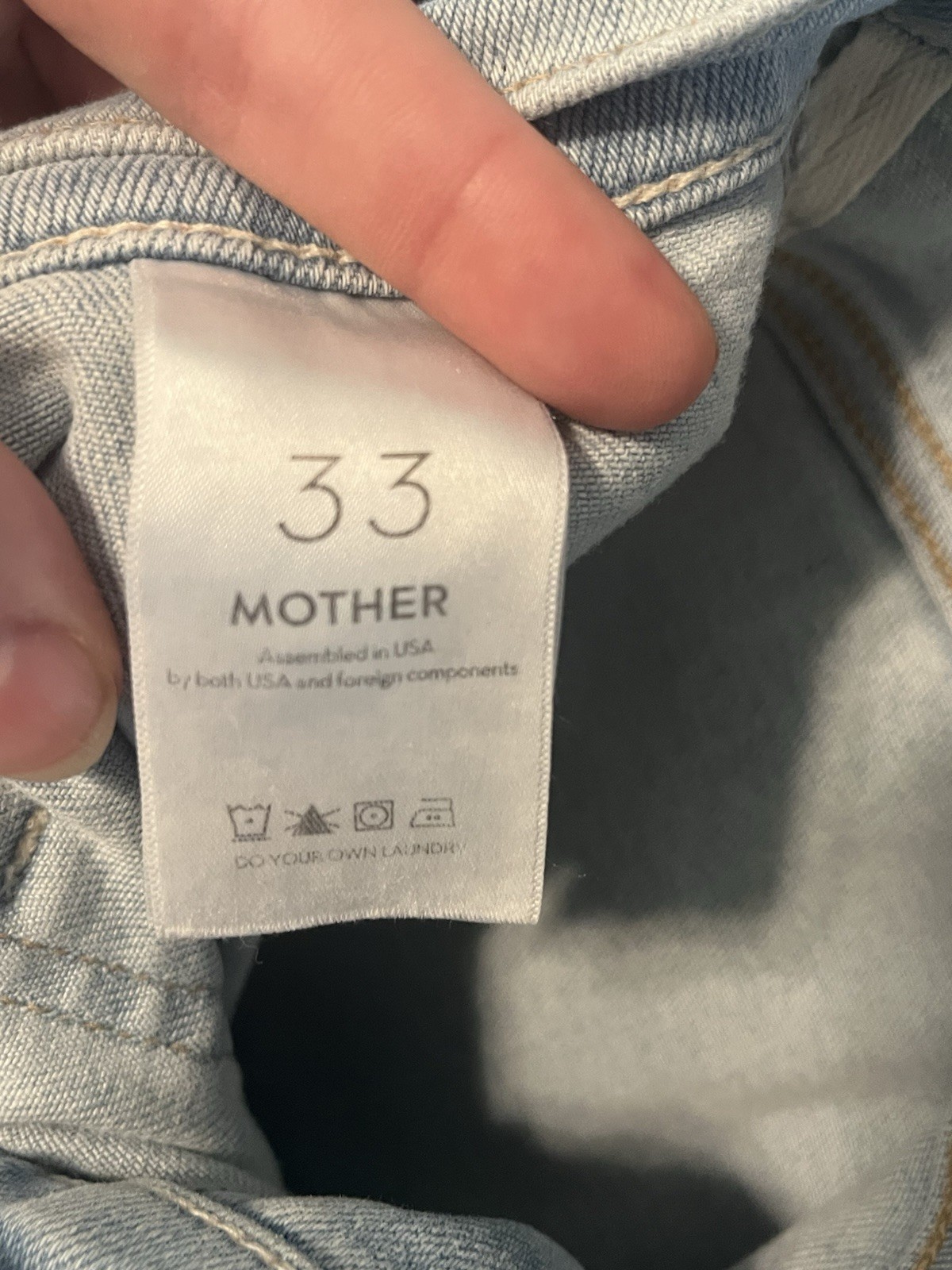 Mother The Wrapper Patch Cinched Ankle Denim Jogg… - image 4