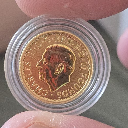 2025 1/10 oz Brittainna Gold Coin In Capsule - Picture 2 of 2