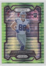 2023 Panini Prizm Rookies Neon Green Pulsar Prizm Luke Schoonmaker #325 0w9z