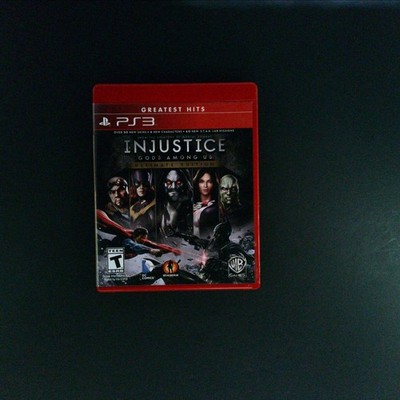 Injustice Gods Among Us Ultimate Edition PS3 Video Game Greatest Hits