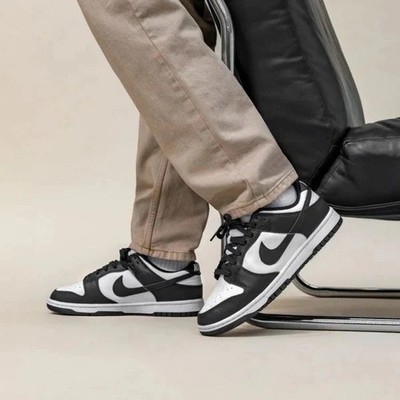 Nike Dunk Low / Größe 48,5 /  NEU OVP / Panda /Schwarz Weiß  / Black and White