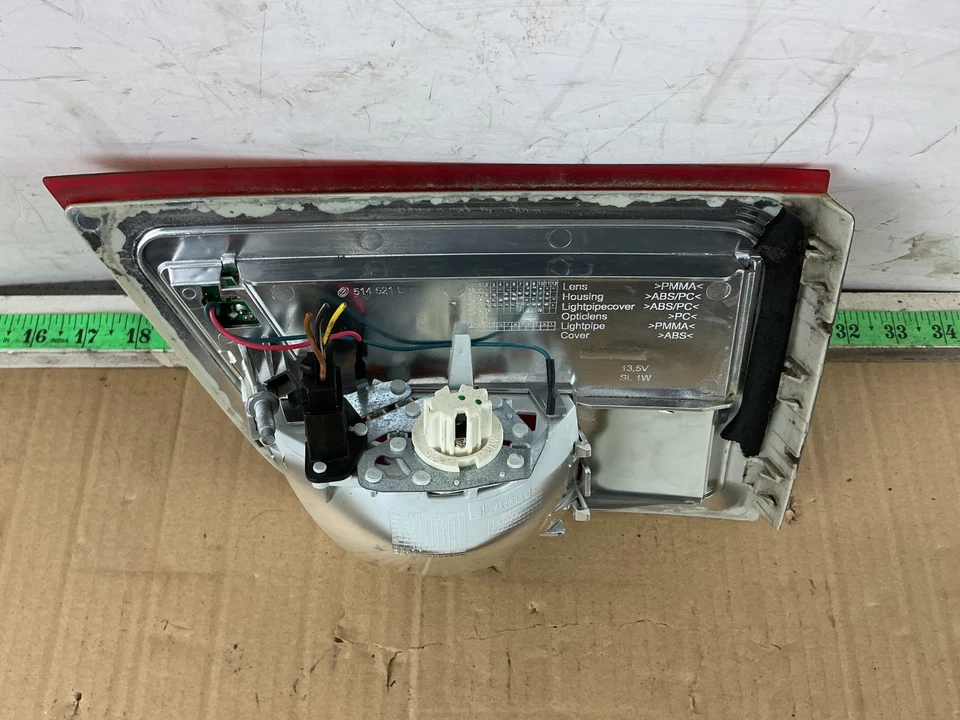 BMW X5 2009 luz trasera izquierda lado del conductor interior maletero luz trasera lámpara OEM Foto 3 de 4