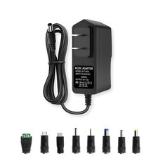 5V 2A Power Supply Adapter, AC to DC Adapter Cord, 100-240 Black