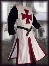 Knights Templar Tunic Medieval Surcoat Men Cosplay Reenactment LARP