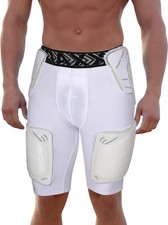 Exxact Sports Gladiator 5 Pad Football Girdle for Men with Hard Cup Thigh Pads