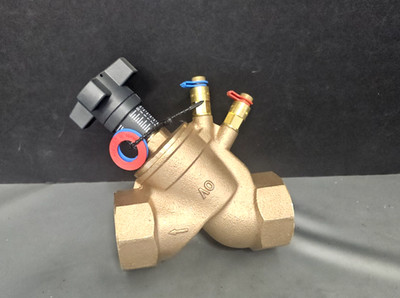 OVENTROP Hydrocontrol VTR Bonze Balancing Valve 2-1/2'' NPT Threads | DN50 / PN25