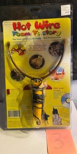 Hot Wire Foam Factory Sculpting Tool Kit K02 – Foam Cutter w/ Extra Wires & DVD