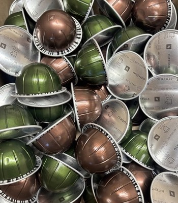 Nespresso Vertuo Stormio/Intenso Dark Roast Coffee Variety Pack 60 LOOSE pods