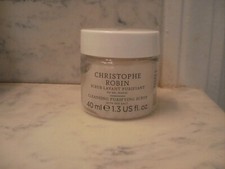 Christophe Robin Cleansing Purifying Scrub 40 ml / 1.3 fl oz, Deluxe Sample, NEW