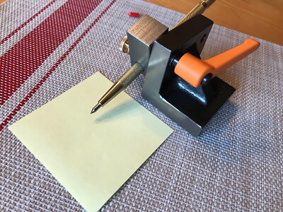 Knife Maker's Center Line Scribe, Angle Block Scribe, 2X72 Knife Grinder Scribe 