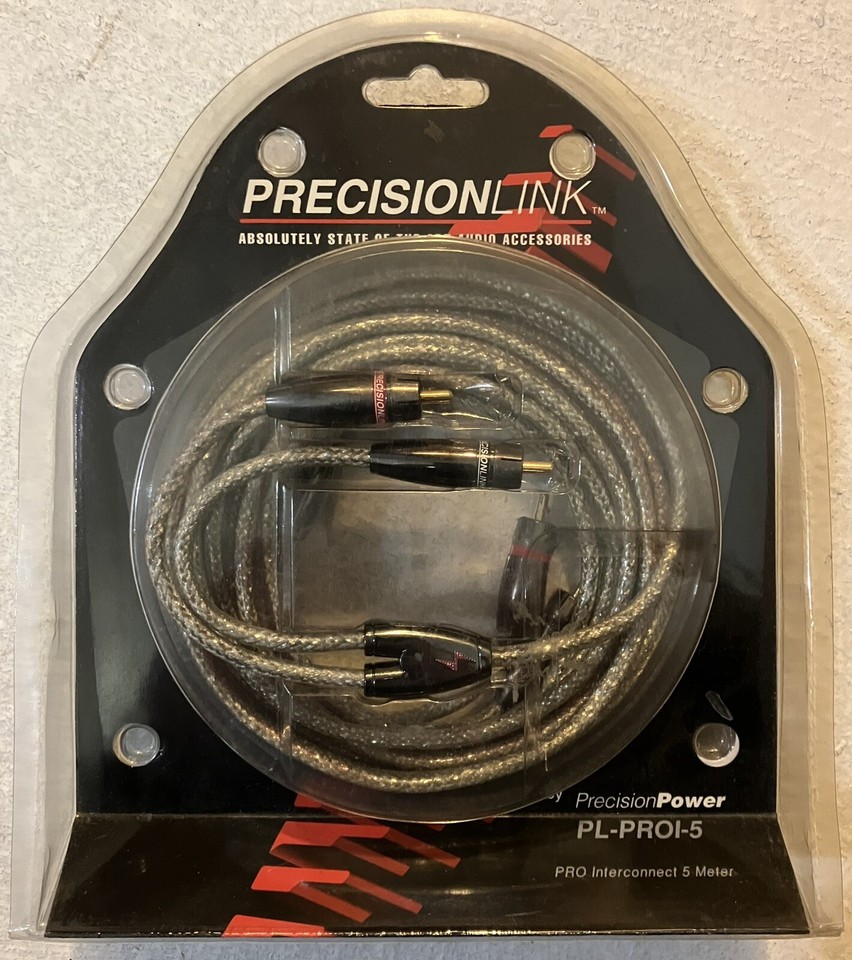 Old School Car Audio PPI Precision Power 5 Meter RCA PRO Interconnects ...